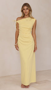 Lealah Maxi Dress - Yellow