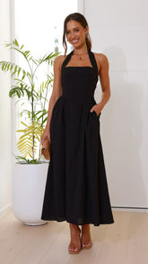 Caden Maxi Dress - Black