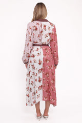 Maiden Long Sleeve Midi Dress - First Blush