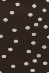 Polka Dot Mesh Maxi Dress