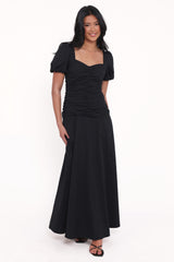 Denver Midi Dress - Black